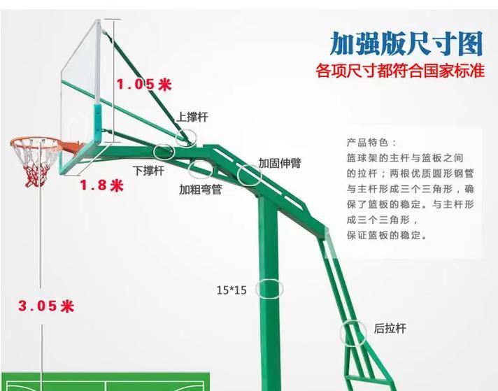 篮球框尺寸及安装高度的影响因素（探究篮球框尺寸及安装高度对比赛的影响及其调整方式）